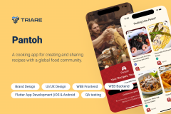Pantoh – A cooking app for creating and sharing recipes 